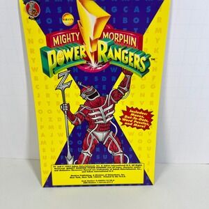 Vintage 1995 Mighty Morphin Power Rangers Coloring Activity Book Lord Zedd Saban